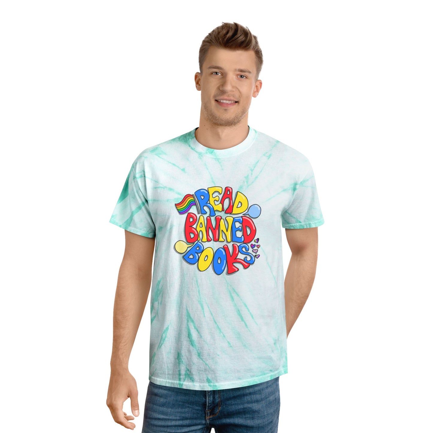 Read Banned Books Tie-Dye Tee
