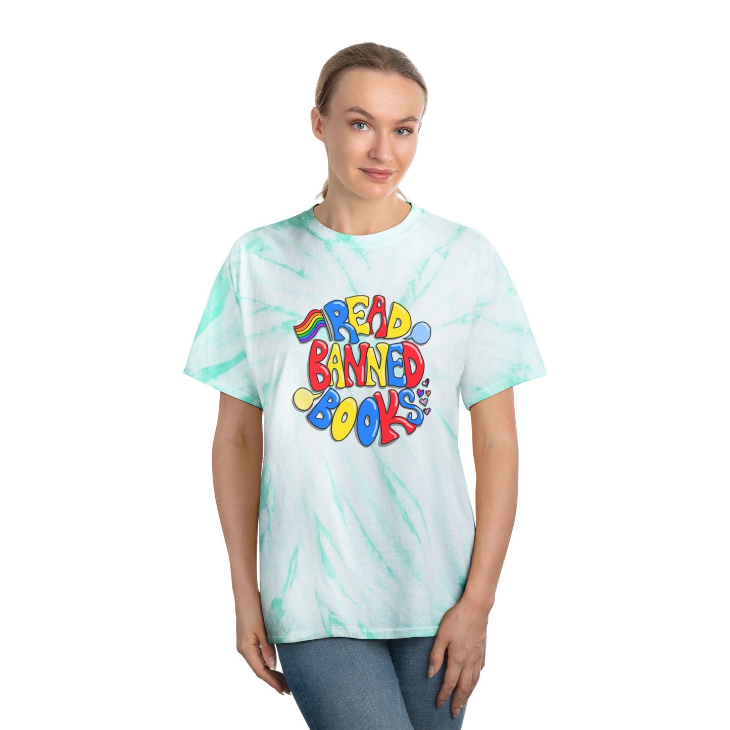 Read Banned Books Tie-Dye Tee