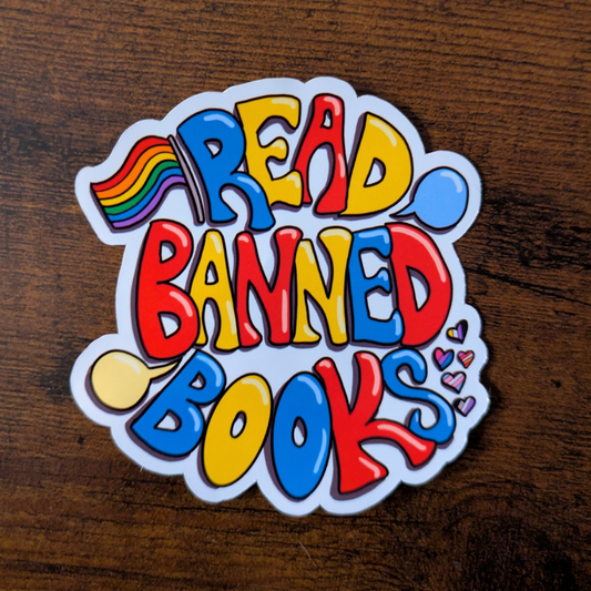 Read Banned Books Sticker