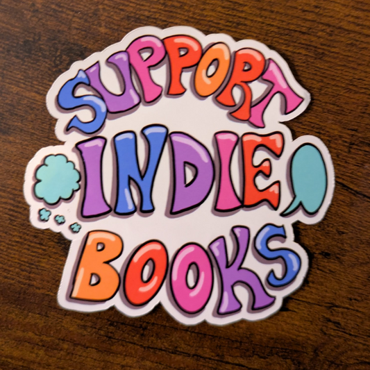 Indie Books Sticker