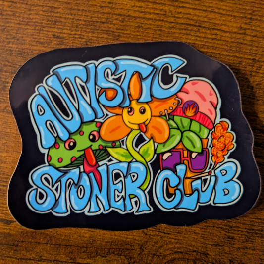 Autistic Stoner Club Sticker