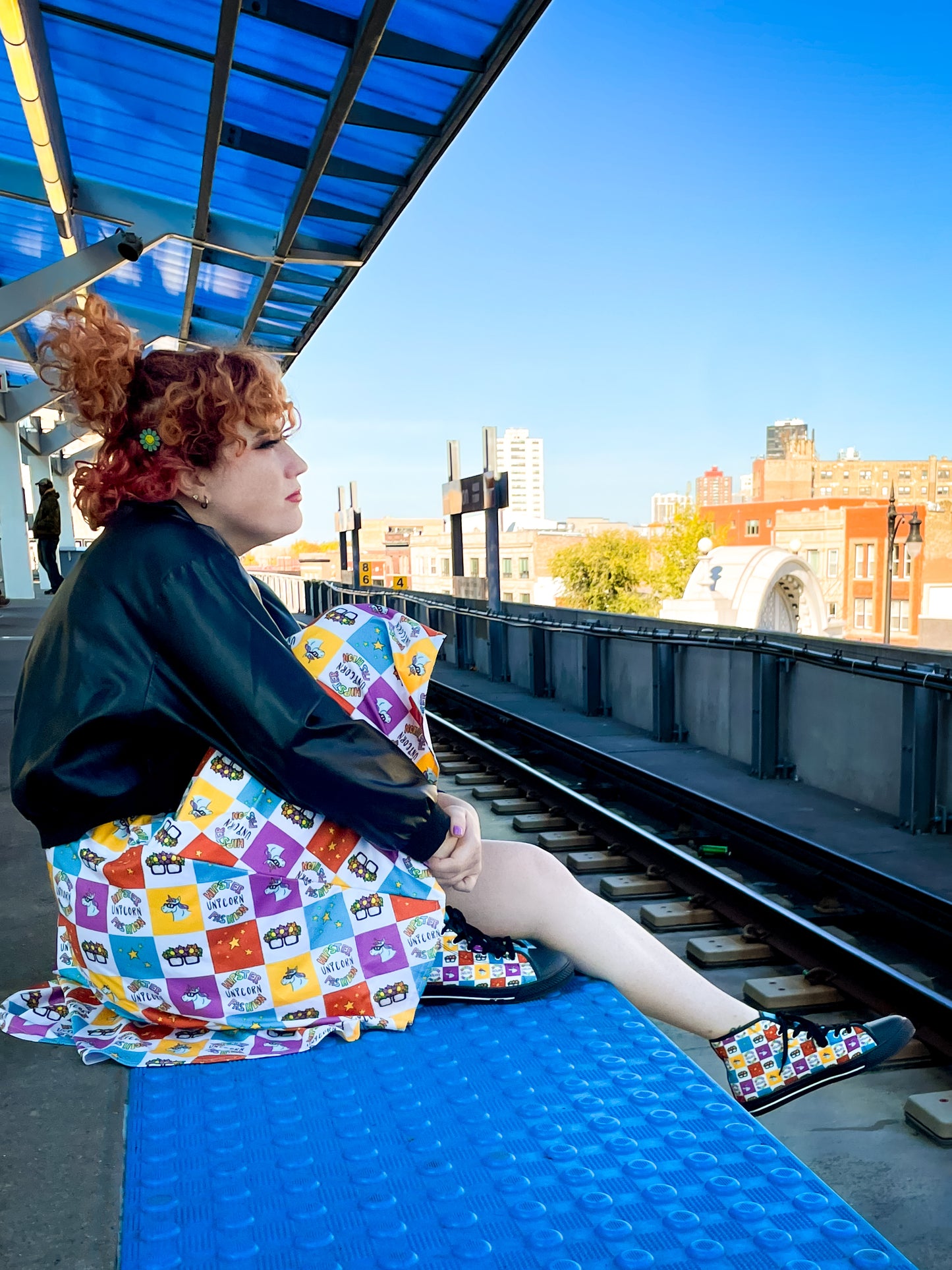 Checkered Unicorn Dress