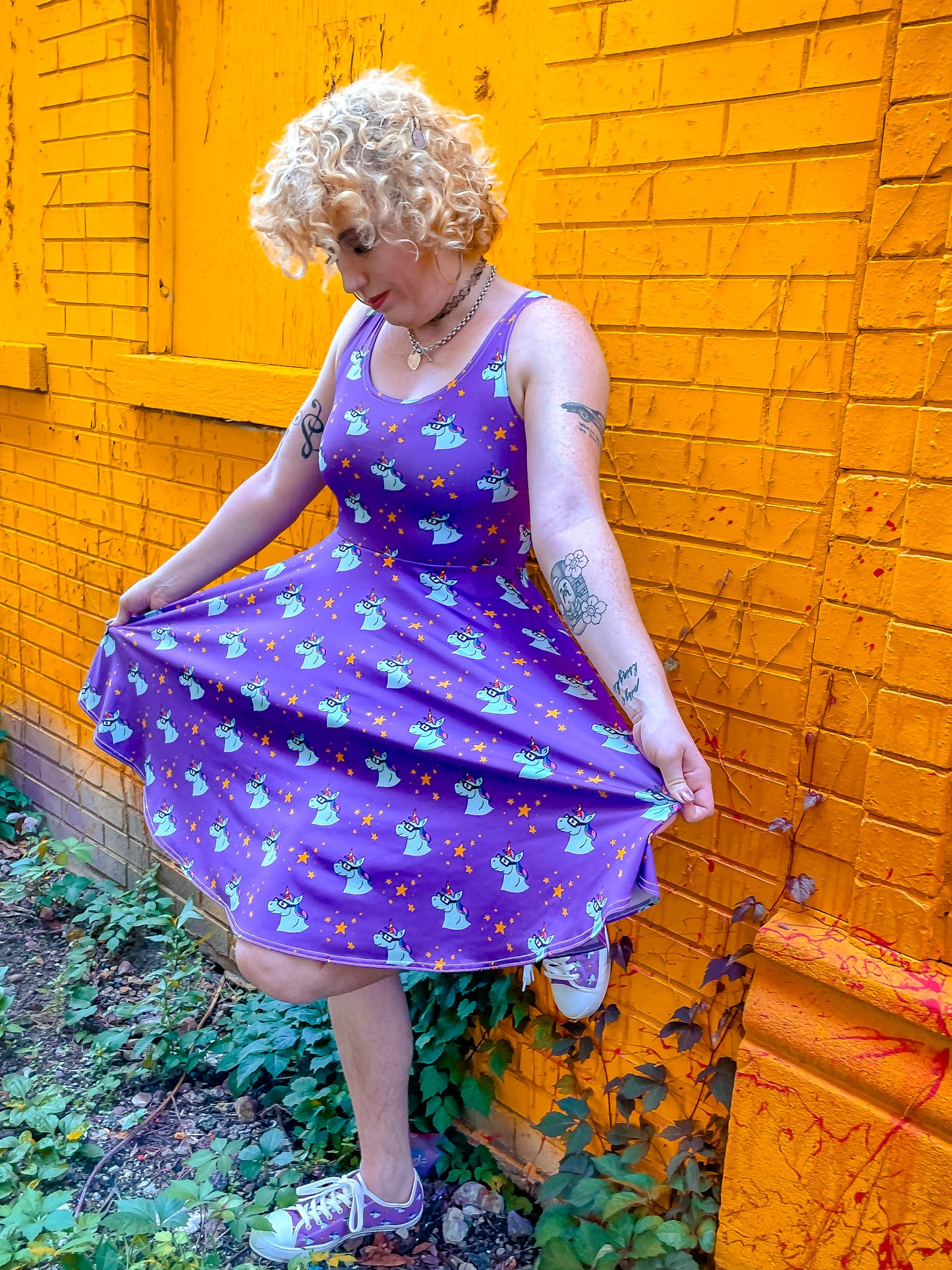 Unicorns & Stars Dress