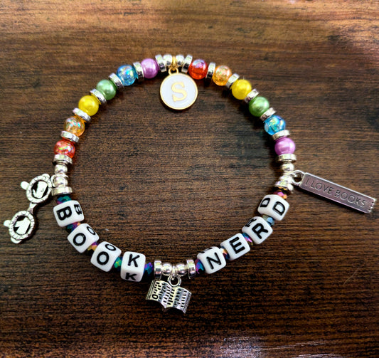 Book Nerd Charm Bracelet