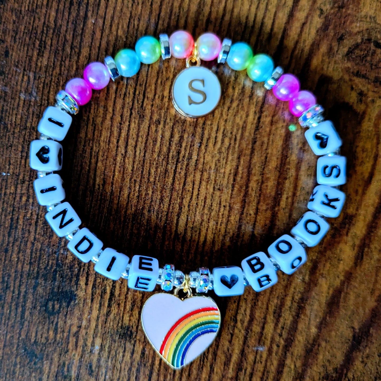 I Love Indie Books Bracelet