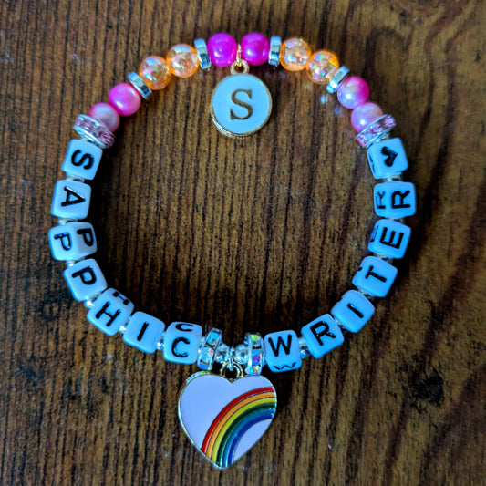 Sapphic Writer Bracelet