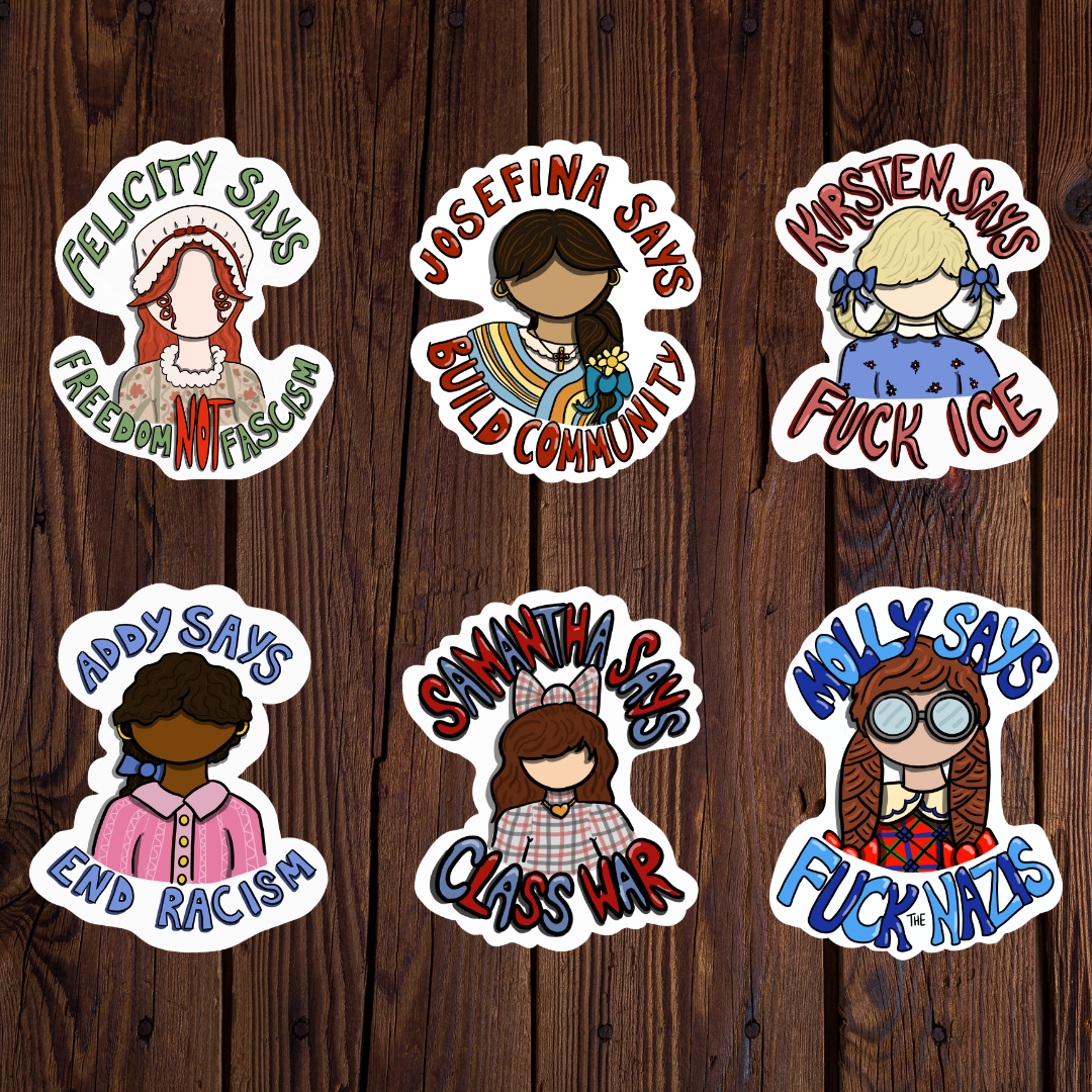 FUNDRAISER: American Girls Sticker Collection